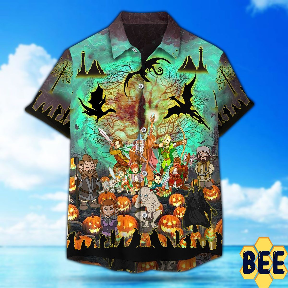 Lord Of The Ring In Halloween Trending Hawaiian Shirt Lord Of The Ring In Halloween Trending Hawaiian Shirt