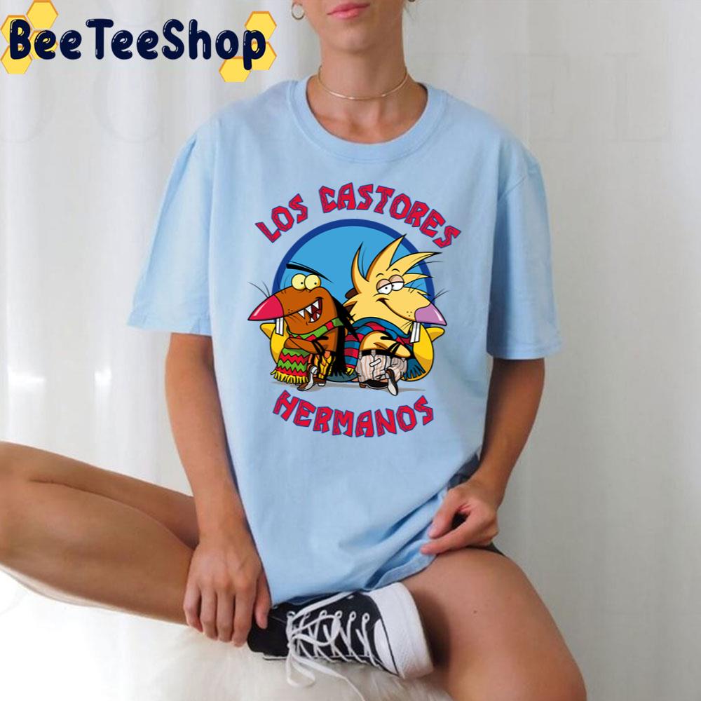 Los Castores Hermanos The Angry Beavers Trending Unisex T-Shirt Los Castores Hermanos The Angry Beavers Trending Unisex T-Shirt