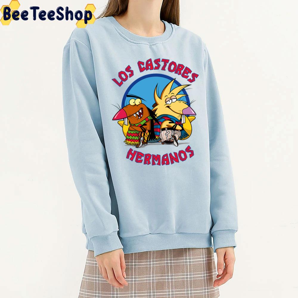 Los Castores Hermanos The Angry Beavers Trending Unisex T-Shirt Los Castores Hermanos The Angry Beavers Trending Unisex T-Shirt