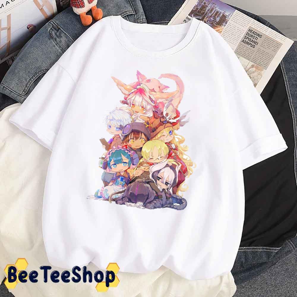 Lovely Nanachi And His Friends Teams Made In Abyss Characters Unisex T-Shirt Lovely Nanachi And His Friends Teams Made In Abyss Characters Unisex T-Shirt