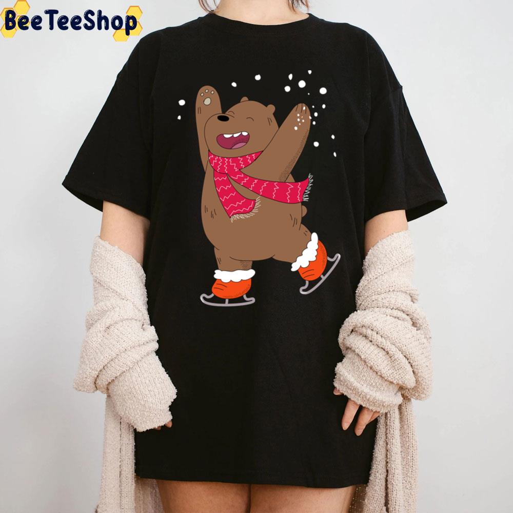Merry Christmas Grizzly Bear We Bare Bears Trending Unisex T-Shirt Merry Christmas Grizzly Bear We Bare Bears Trending Unisex T-Shirt