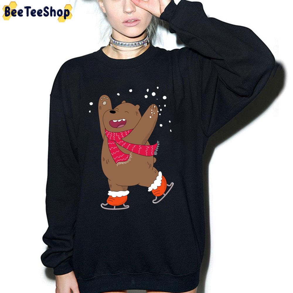 Merry Christmas Grizzly Bear We Bare Bears Trending Unisex T-Shirt Merry Christmas Grizzly Bear We Bare Bears Trending Unisex T-Shirt