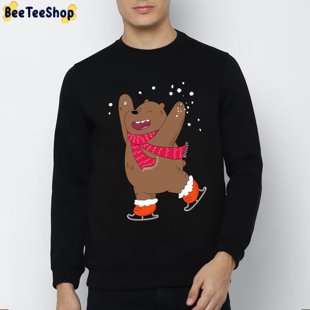 Merry Christmas Grizzly Bear We Bare Bears Trending Unisex T-Shirt Merry Christmas Grizzly Bear We Bare Bears Trending Unisex T-Shirt