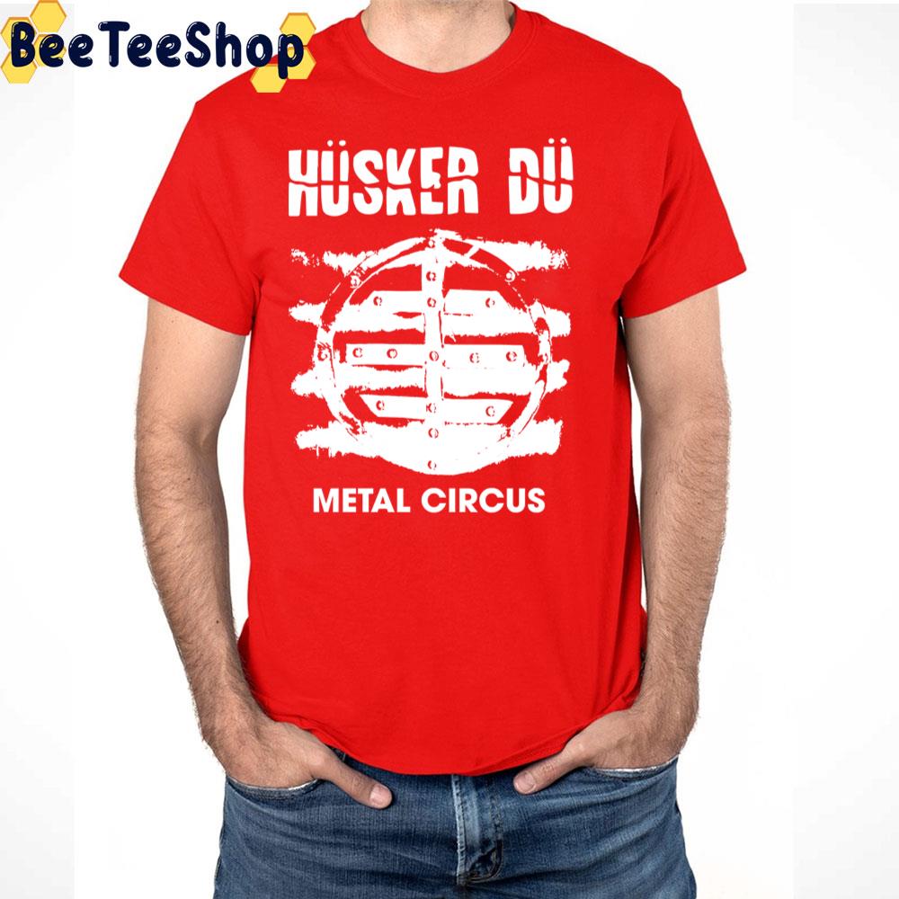 Metal Circus Husker Du Logo Unisex T-Shirt Metal Circus Husker Du Logo Unisex T-Shirt