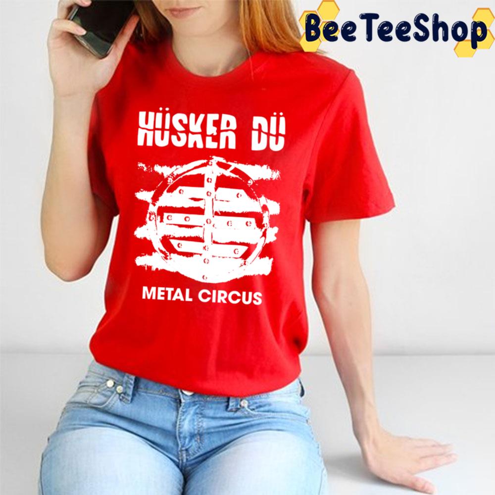 Metal Circus Husker Du Logo Unisex T-Shirt Metal Circus Husker Du Logo Unisex T-Shirt