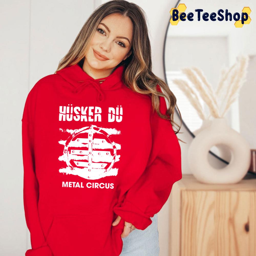 Metal Circus Husker Du Logo Unisex T-Shirt Metal Circus Husker Du Logo Unisex T-Shirt