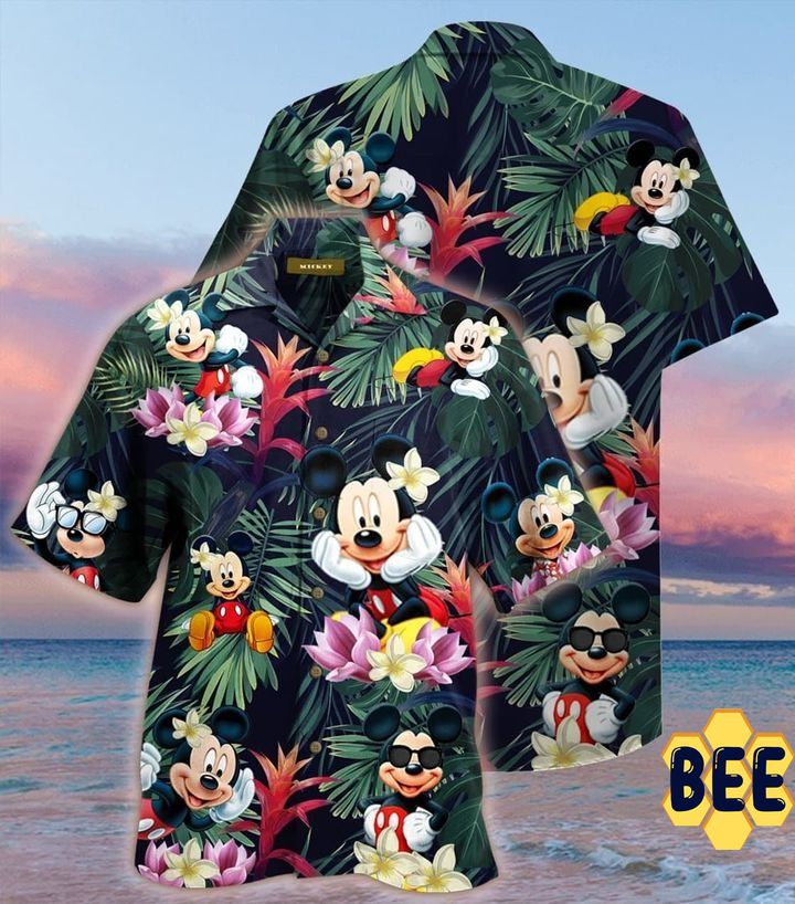 Mickey Mouse Aloha Tropical Flower Trending Hawaiian Shirt Mickey Mouse Aloha Tropical Flower Trending Hawaiian Shirt