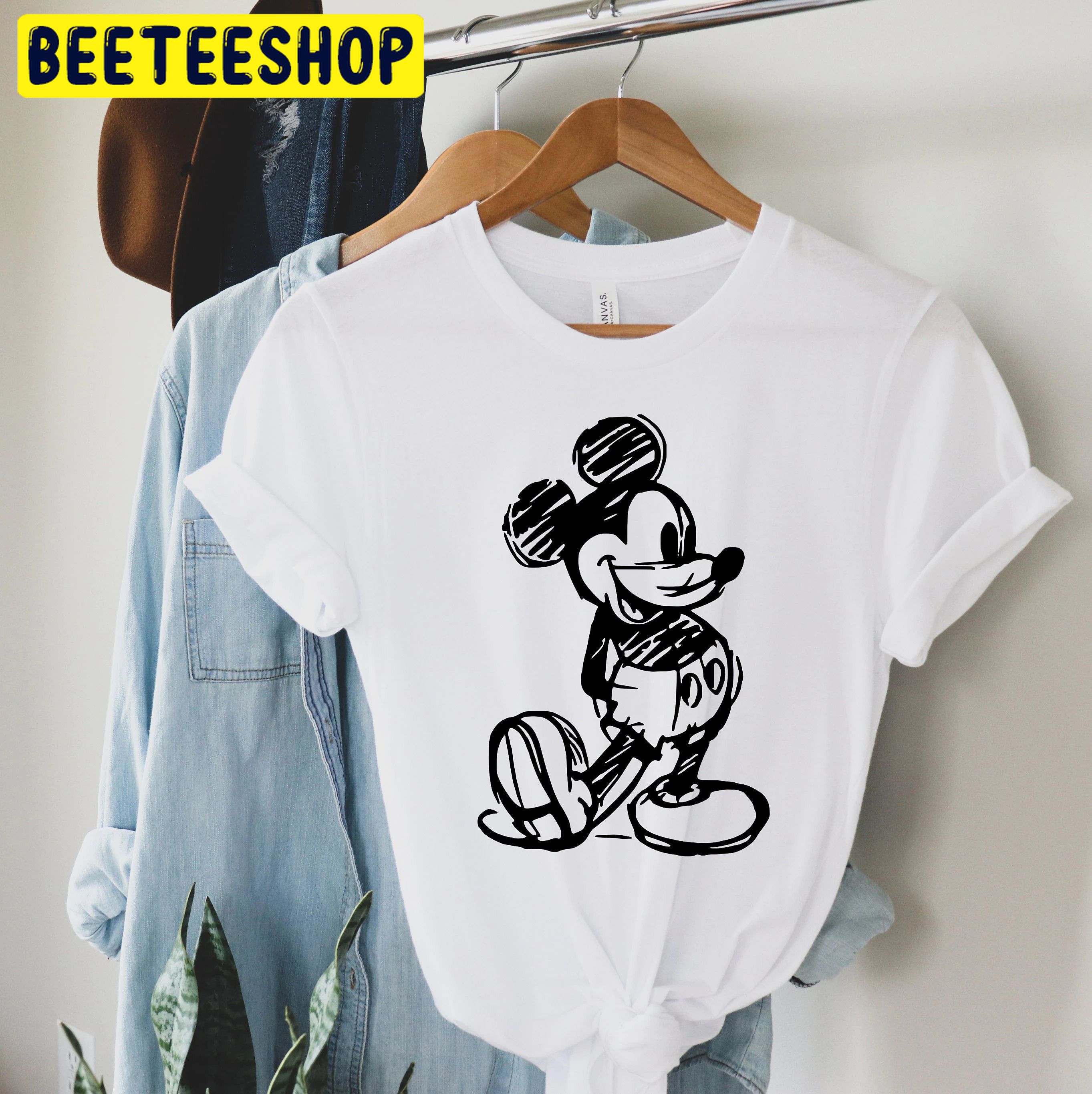 Mickey Sketch Disney Trending Unisex Shirt Mickey Sketch Disney Trending Unisex Shirt