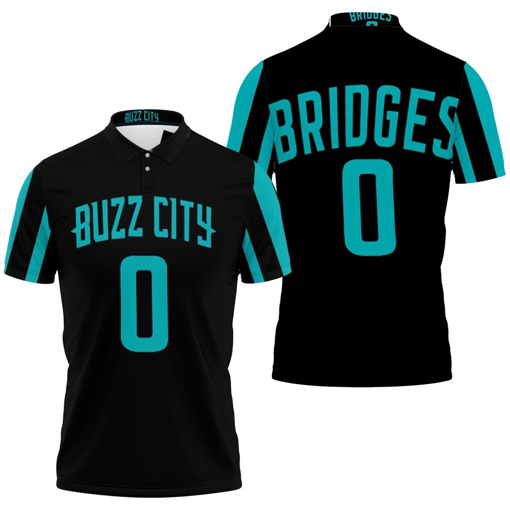 Miles Bridges Charlotte Hornets Jordan Brand City Edition Black Jersey 3D All Over Print Polo Shirt Miles Bridges Charlotte Hornets Jordan Brand City Edition Black Jersey 3D All Over Print Polo Shirt