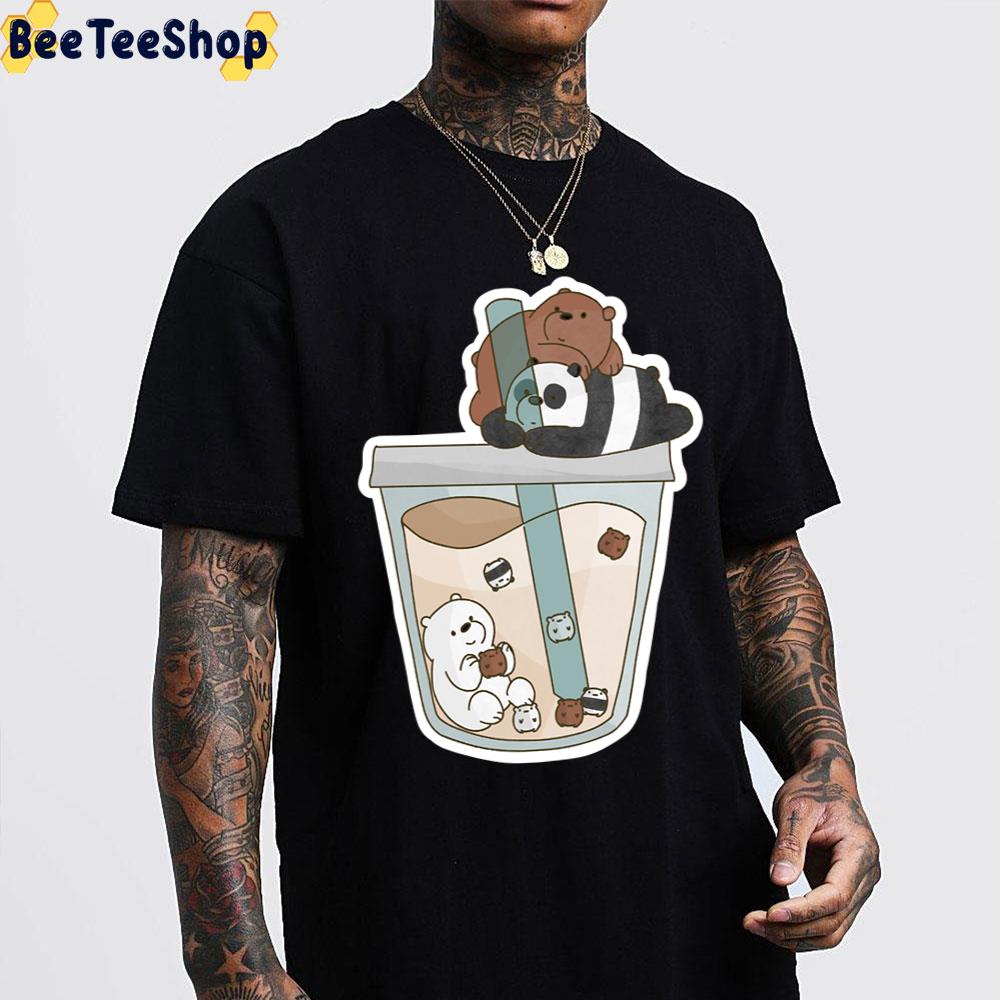 Milktea We Bare Bears Boba Trending Unisex T-Shirt Milktea We Bare Bears Boba Trending Unisex T-Shirt