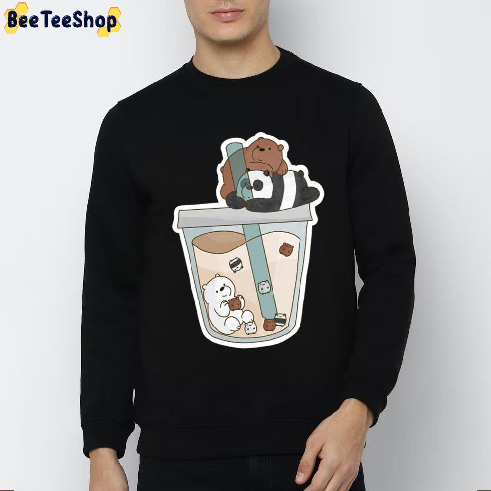 Milktea We Bare Bears Boba Trending Unisex T-Shirt Milktea We Bare Bears Boba Trending Unisex T-Shirt