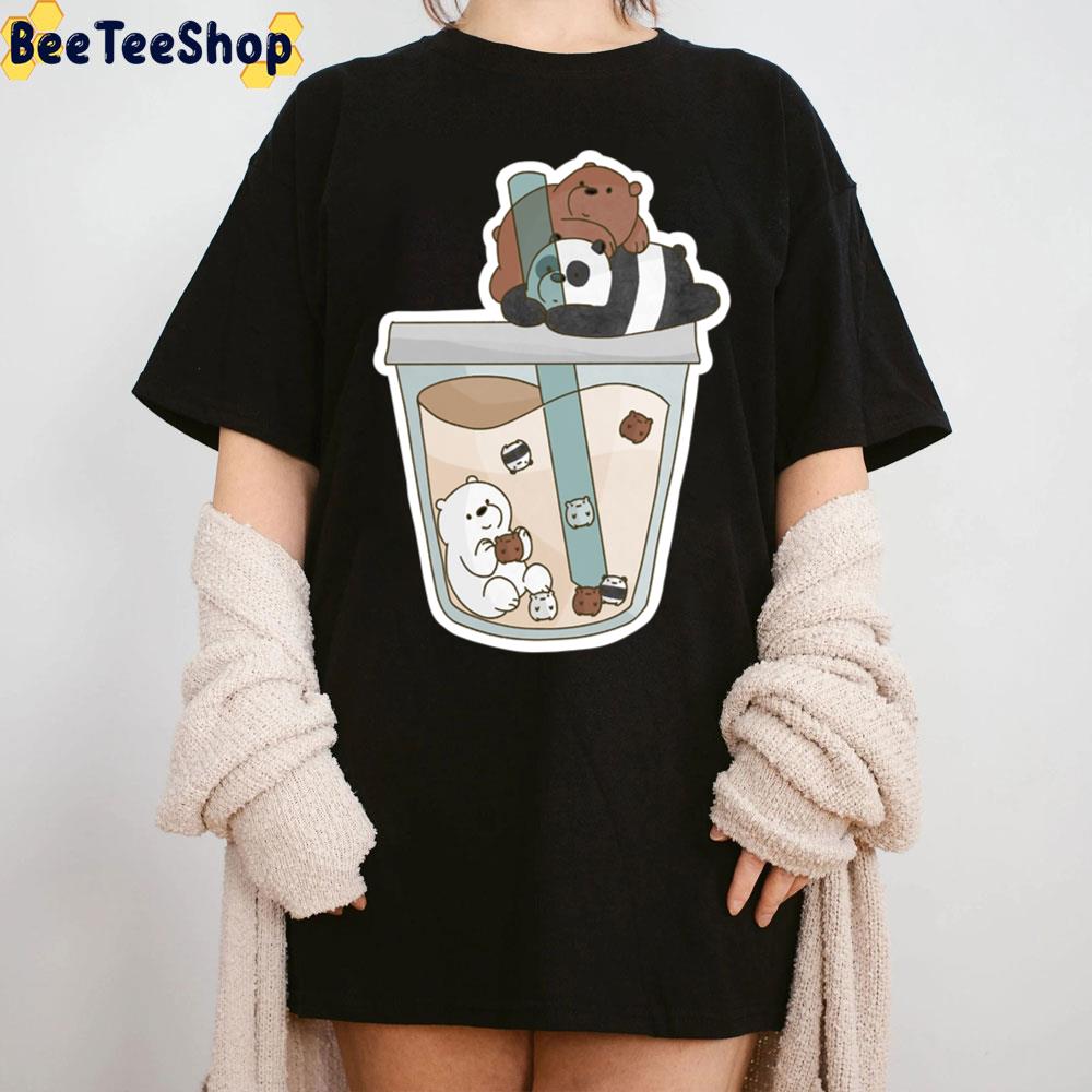 Milktea We Bare Bears Boba Trending Unisex T-Shirt Milktea We Bare Bears Boba Trending Unisex T-Shirt
