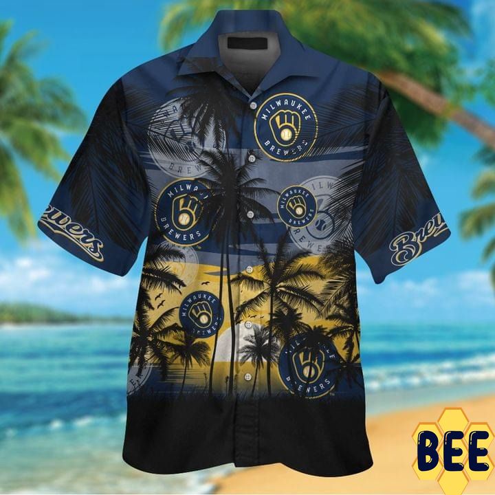 Milwaukee Brewers Aloha Trending Hawaiian Shirt Milwaukee Brewers Aloha Trending Hawaiian Shirt