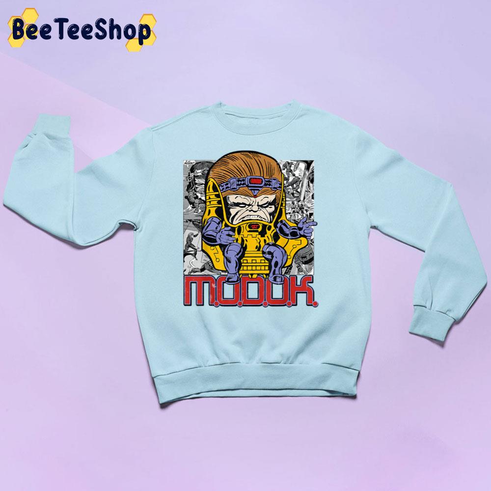 Modok Chillin' Like A Villain Retro Comic Trending Unisex Sweatshirt Modok Chillin' Like A Villain Retro Comic Trending Unisex Sweatshirt