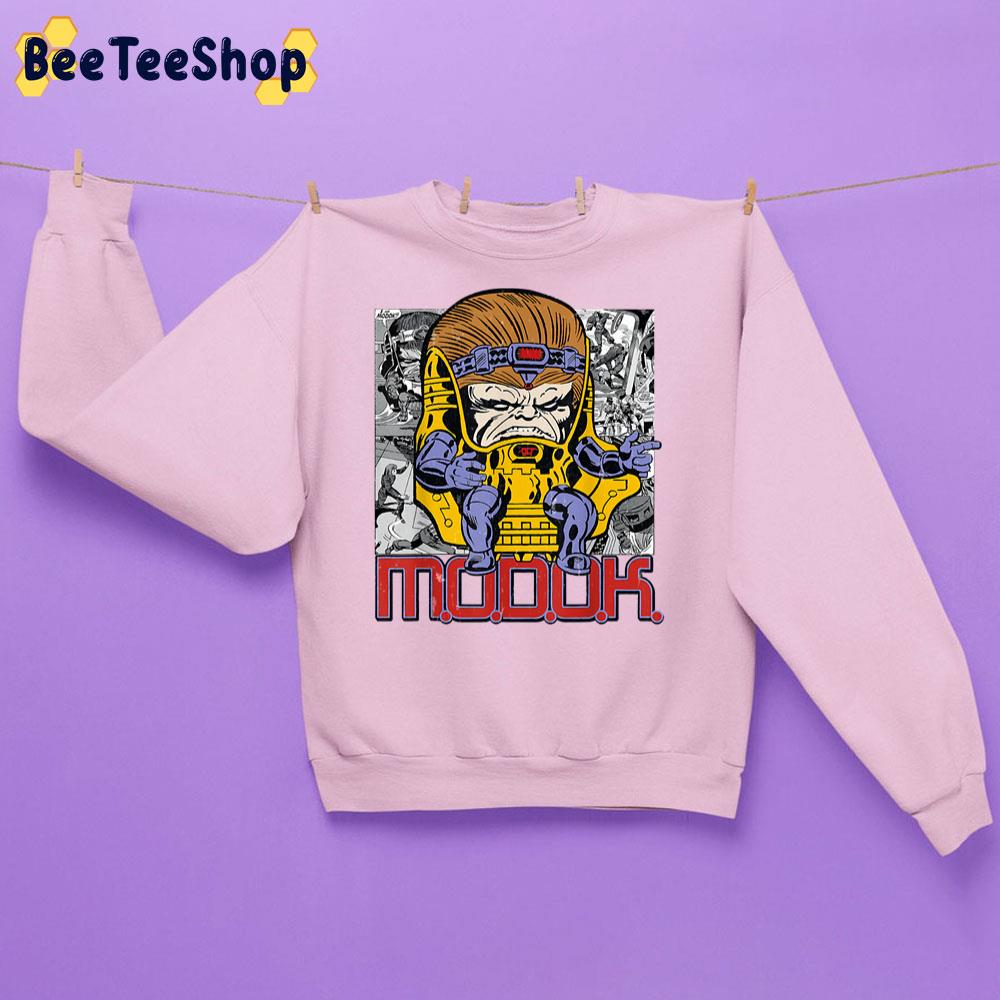 Modok Chillin' Like A Villain Retro Comic Trending Unisex Sweatshirt Modok Chillin' Like A Villain Retro Comic Trending Unisex Sweatshirt