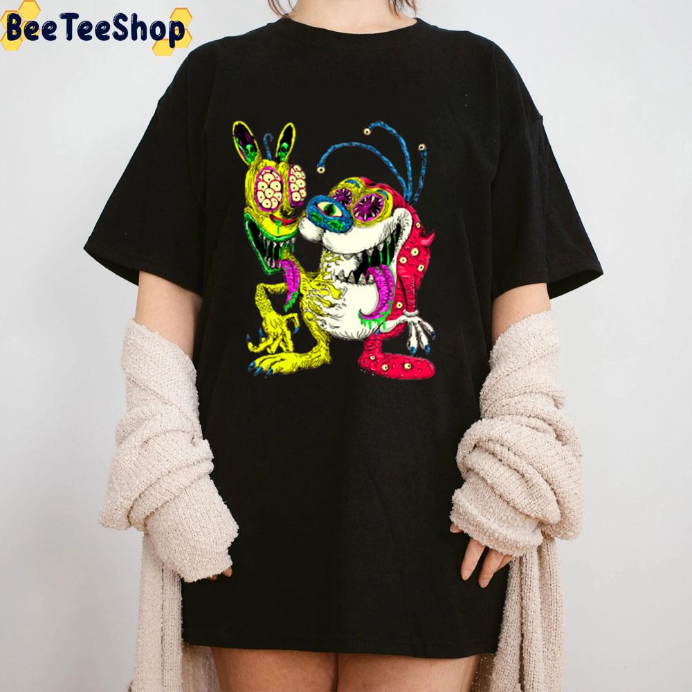Monster The Ren And Stimpy Show Halloween Trending Unisex T-Shirt Monster The Ren And Stimpy Show Halloween Trending Unisex T-Shirt