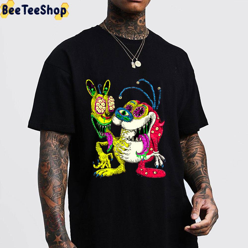 Monster The Ren And Stimpy Show Halloween Trending Unisex T-Shirt Monster The Ren And Stimpy Show Halloween Trending Unisex T-Shirt