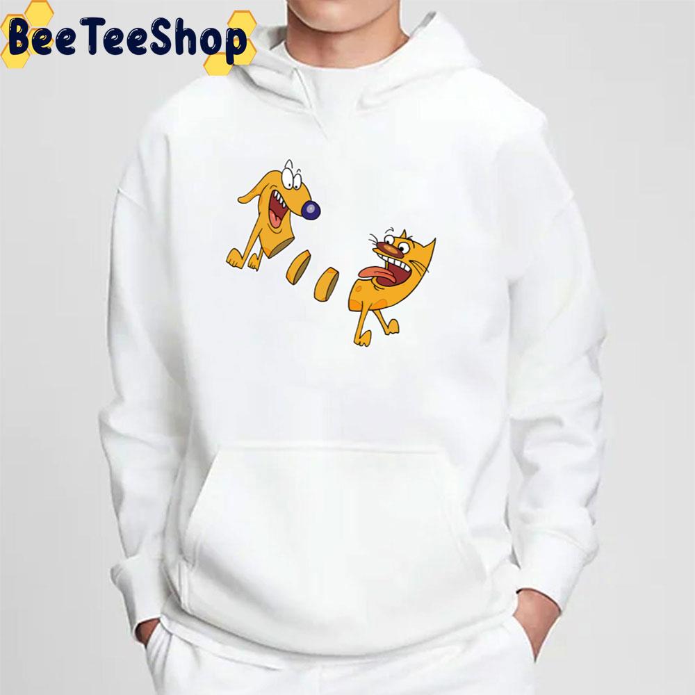 Movie Funny Catdog Cartoon Cute Colors Trending Unisex T-Shirt Movie Funny Catdog Cartoon Cute Colors Trending Unisex T-Shirt