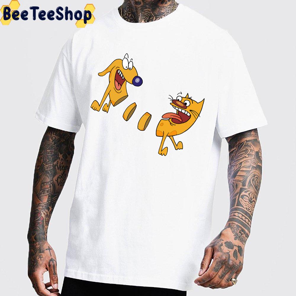 Movie Funny Catdog Cartoon Cute Colors Trending Unisex T-Shirt Movie Funny Catdog Cartoon Cute Colors Trending Unisex T-Shirt