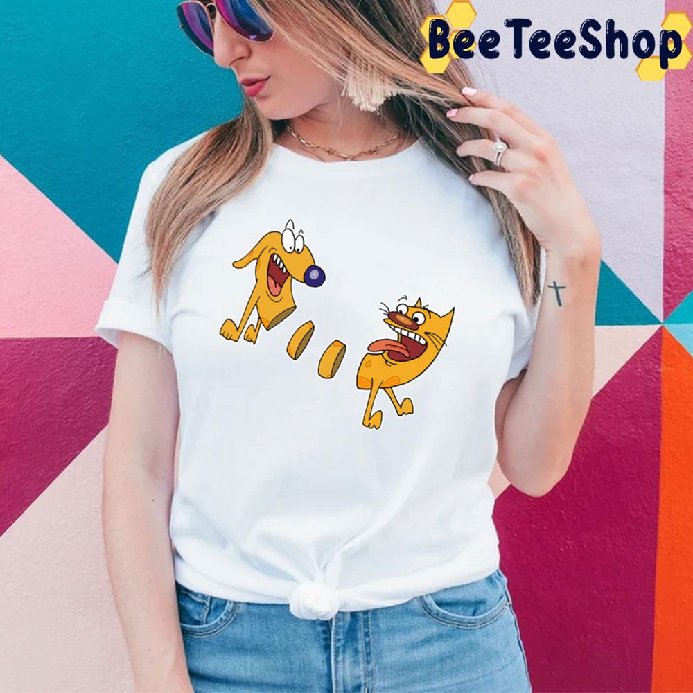 Movie Funny Catdog Cartoon Cute Colors Trending Unisex T-Shirt Movie Funny Catdog Cartoon Cute Colors Trending Unisex T-Shirt