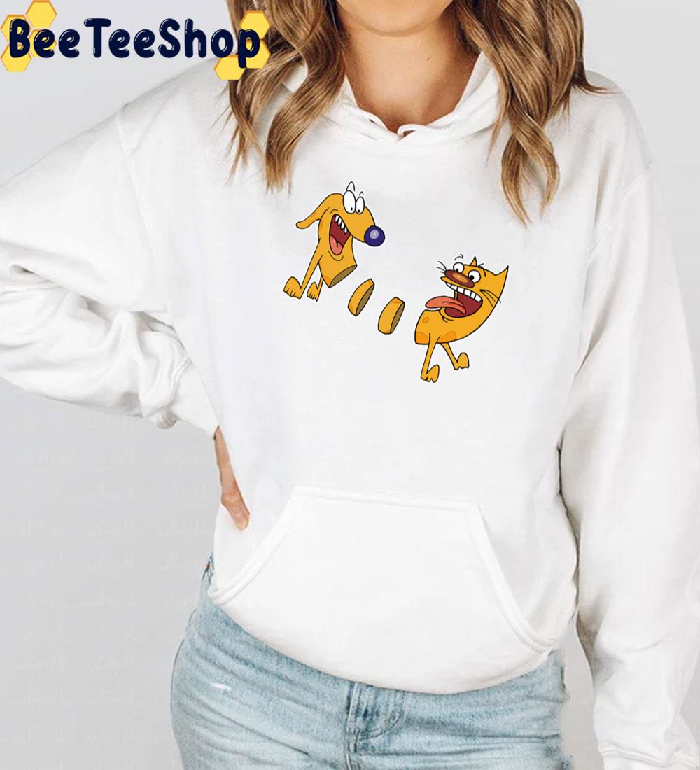 Movie Funny Catdog Cartoon Cute Colors Trending Unisex T-Shirt Movie Funny Catdog Cartoon Cute Colors Trending Unisex T-Shirt