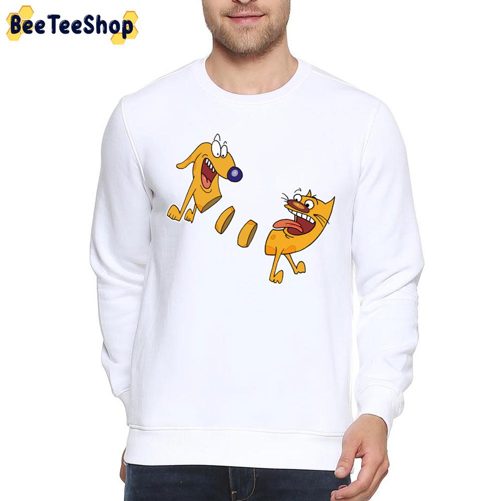 Movie Funny Catdog Cartoon Cute Colors Trending Unisex T-Shirt Movie Funny Catdog Cartoon Cute Colors Trending Unisex T-Shirt