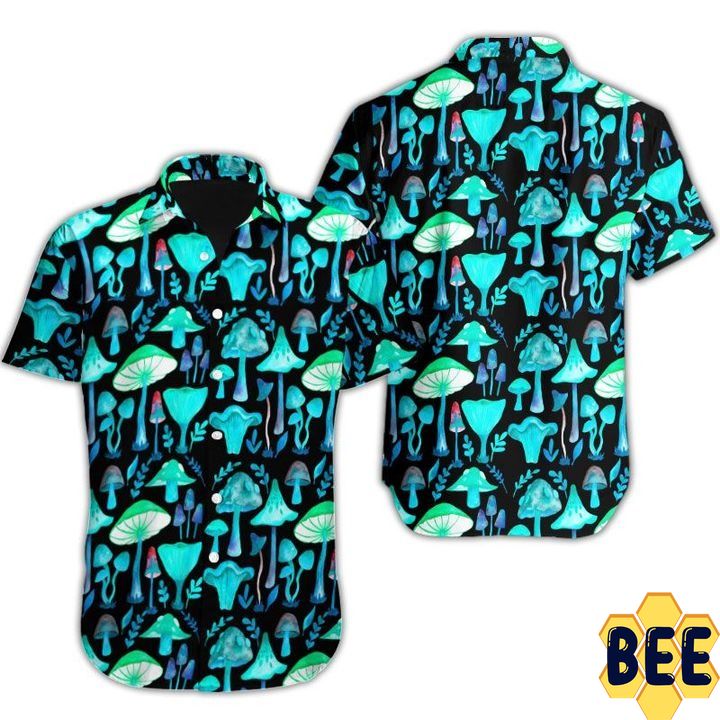 Mushroom Neon Trending Hawaiian Shirt Mushroom Neon Trending Hawaiian Shirt