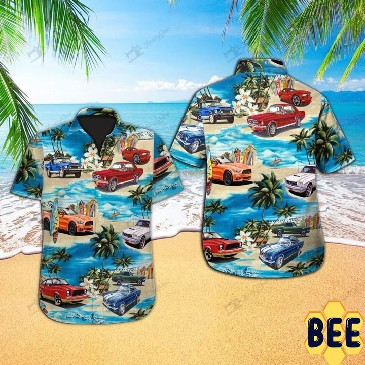Mustang Car Trending Hawaiian Shirt Mustang Car Trending Hawaiian Shirt