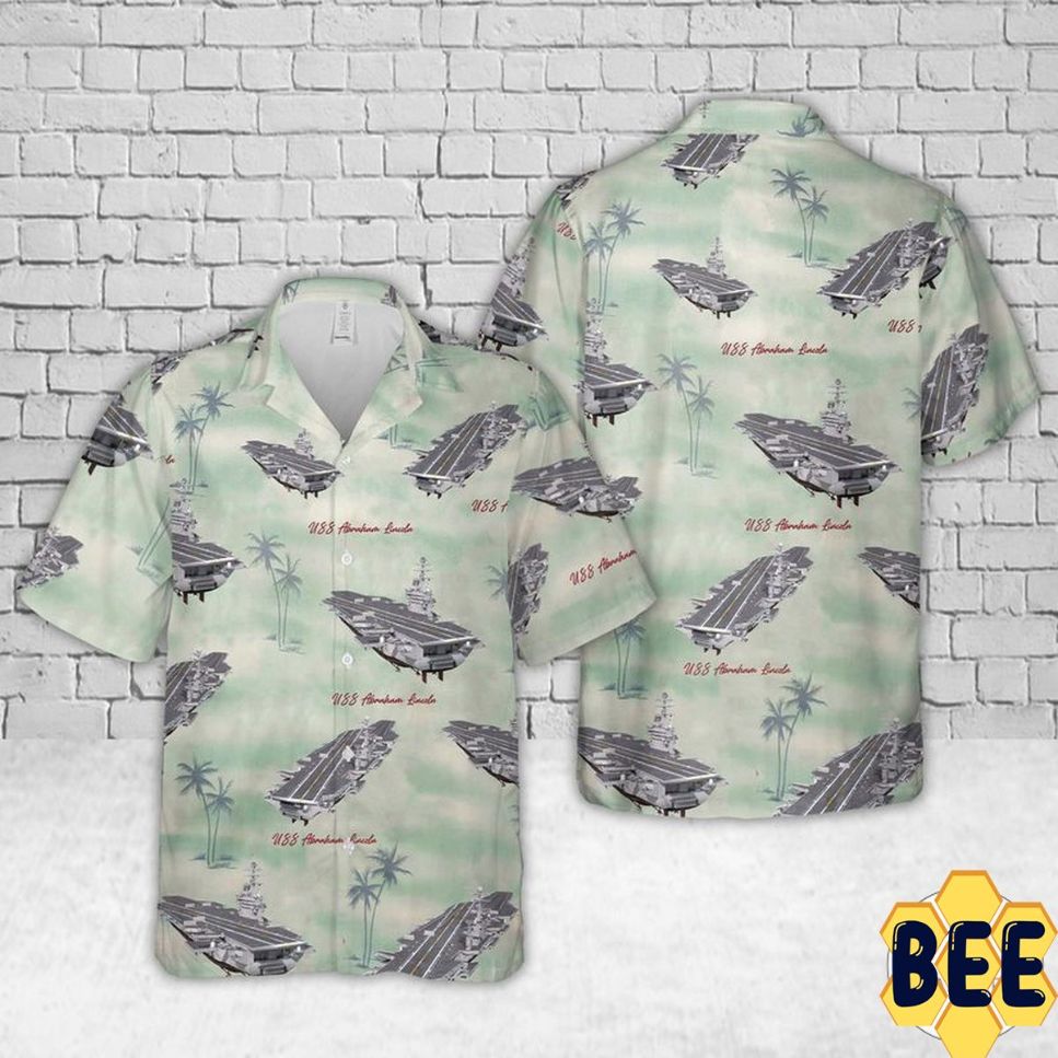 Navy Uss Abraham Lincoln Trending Hawaiian Shirt Navy Uss Abraham Lincoln Trending Hawaiian Shirt
