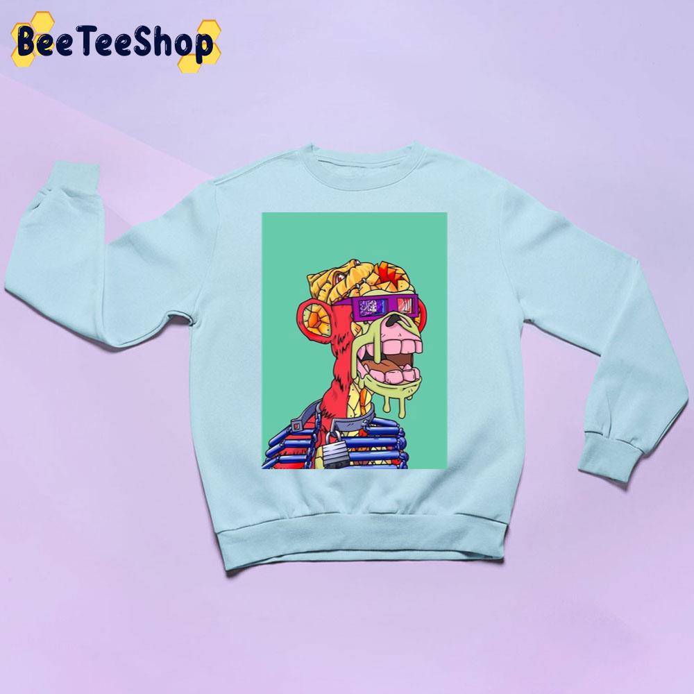 Nft Doodle Monkey Lock Trending Unisex Sweatshirt Nft Doodle Monkey Lock Trending Unisex Sweatshirt