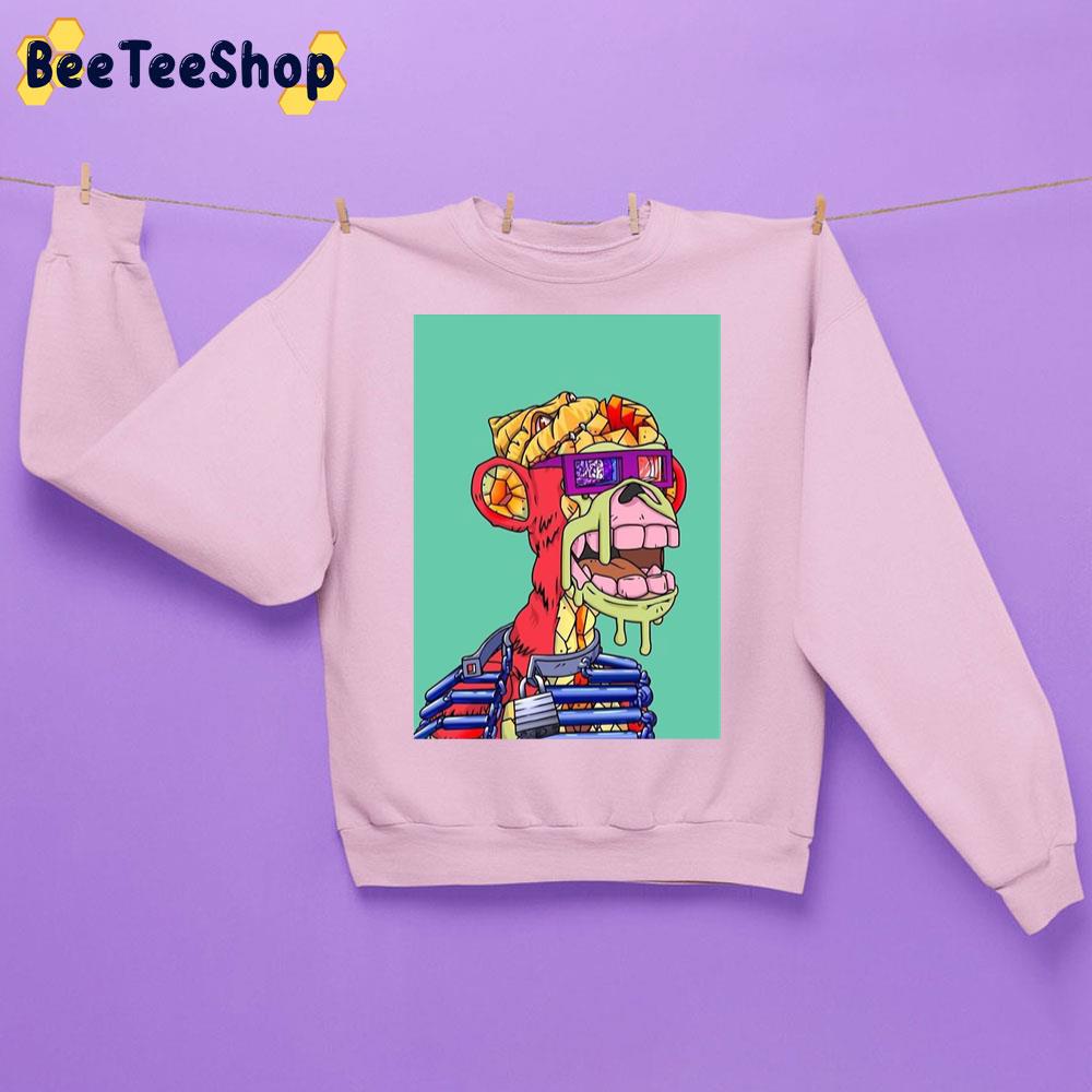 Nft Doodle Monkey Lock Trending Unisex Sweatshirt Nft Doodle Monkey Lock Trending Unisex Sweatshirt