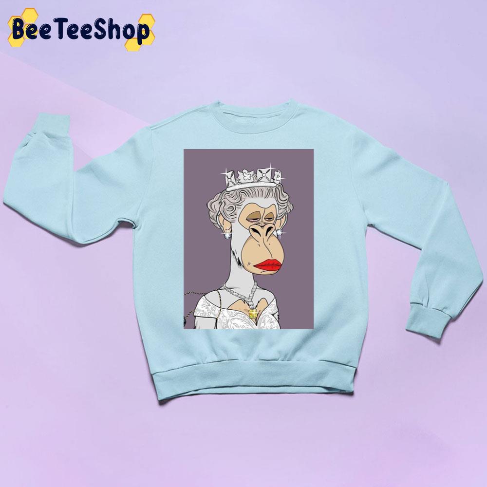 Nft Queen Monkey Trending Unisex Sweatshirt Nft Queen Monkey Trending Unisex Sweatshirt