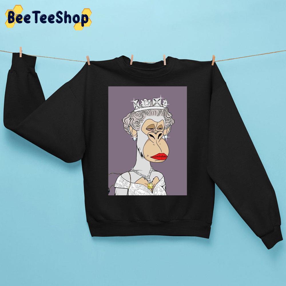 Nft Queen Monkey Trending Unisex Sweatshirt Nft Queen Monkey Trending Unisex Sweatshirt
