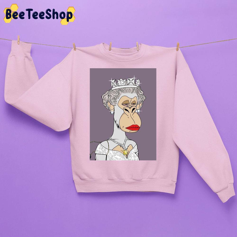 Nft Queen Monkey Trending Unisex Sweatshirt Nft Queen Monkey Trending Unisex Sweatshirt