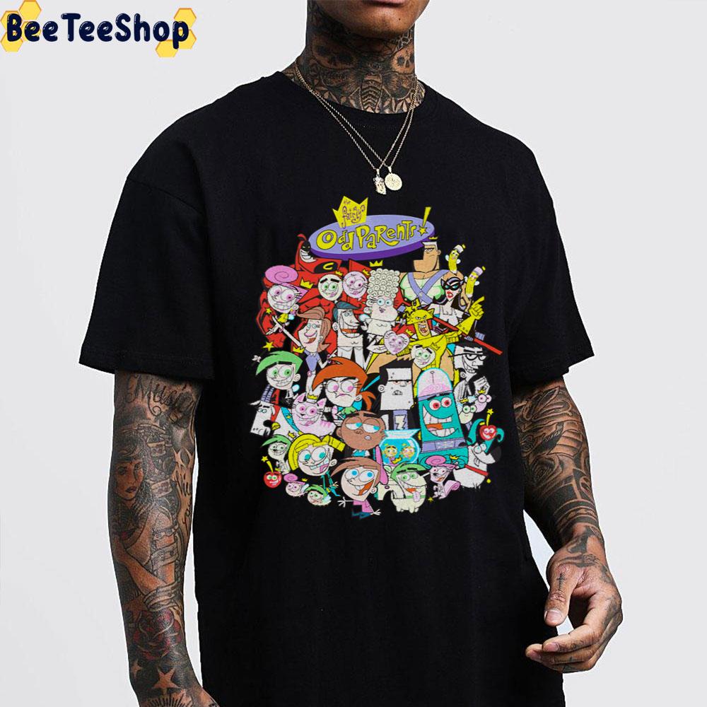 Nickelodeon The Fairly OddParents Total Character Trending Unisex T-Shirt Nickelodeon The Fairly OddParents Total Character Trending Unisex T-Shirt