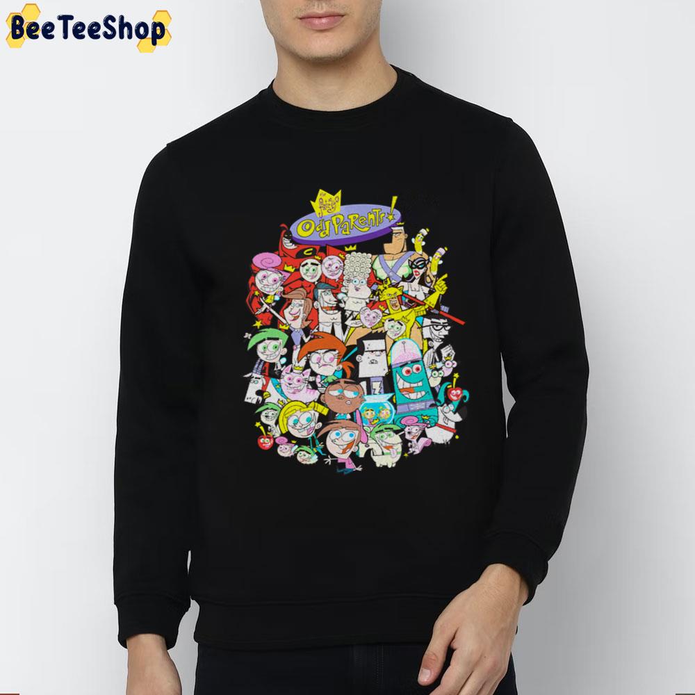 Nickelodeon The Fairly OddParents Total Character Trending Unisex T-Shirt Nickelodeon The Fairly OddParents Total Character Trending Unisex T-Shirt