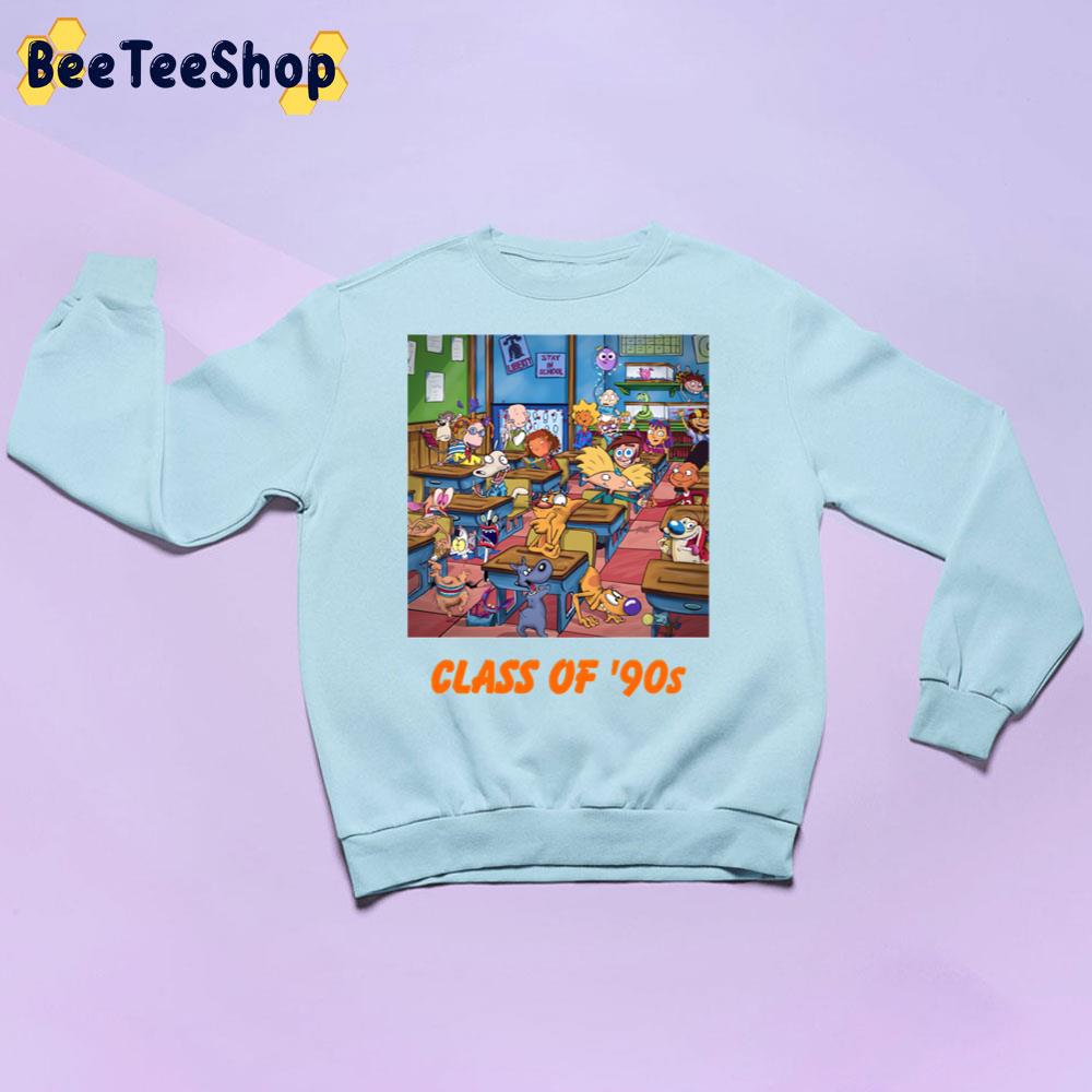 Nickelodon Class Of '90s Trending Unisex Sweatshirt Nickelodon Class Of '90s Trending Unisex Sweatshirt