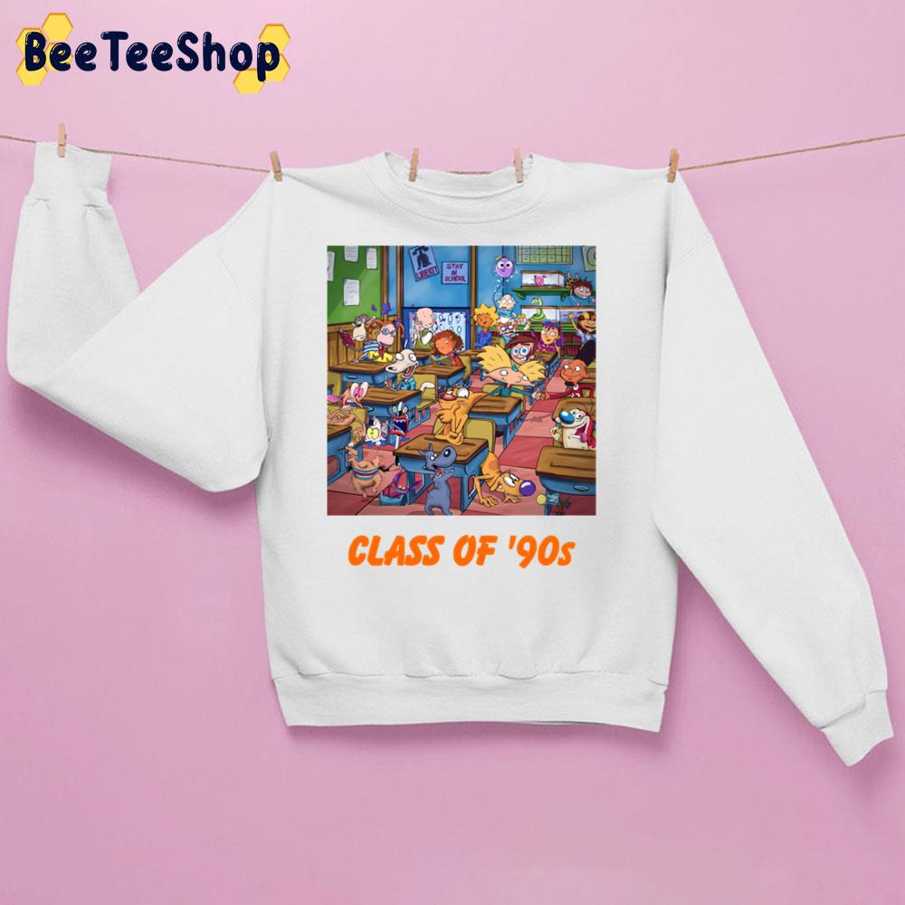 Nickelodon Class Of '90s Trending Unisex Sweatshirt Nickelodon Class Of '90s Trending Unisex Sweatshirt