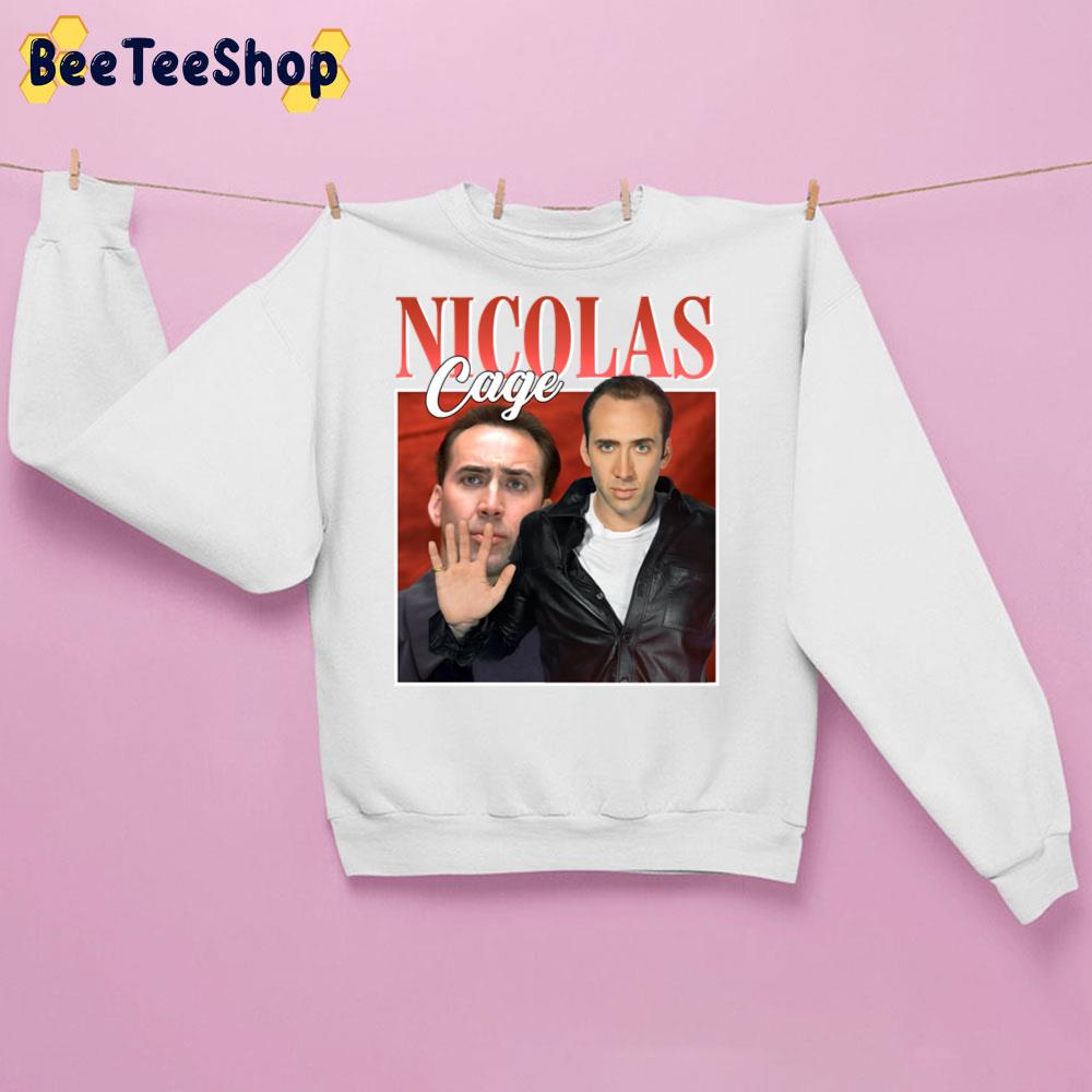 Nicolas Cage Vintage Art Trending Unisex Sweatshirt Nicolas Cage Vintage Art Trending Unisex Sweatshirt