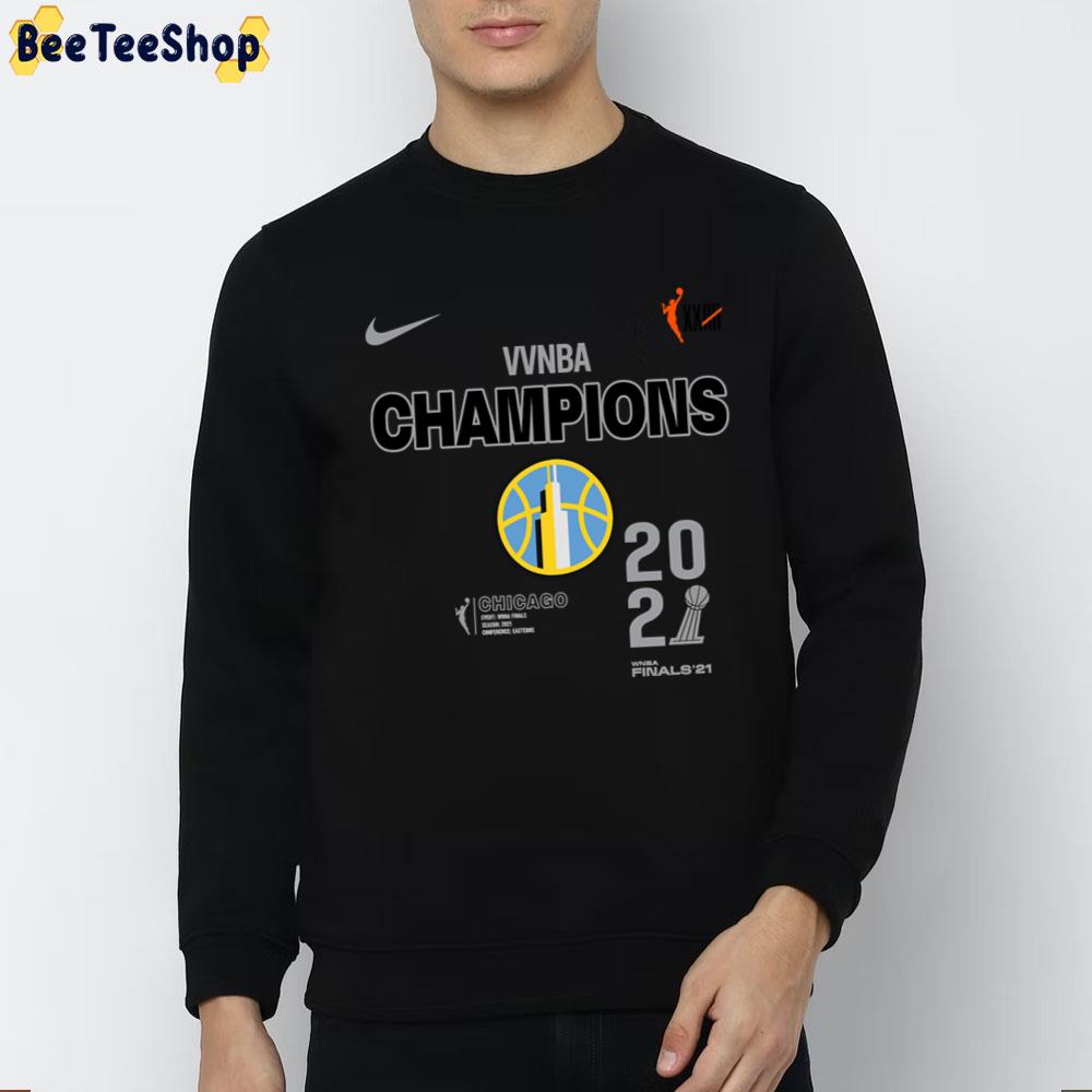 Nike Chicago Sky Champions 2021 Wnba Basketball Unisex T-Shirt Nike Chicago Sky Champions 2021 Wnba Basketball Unisex T-Shirt