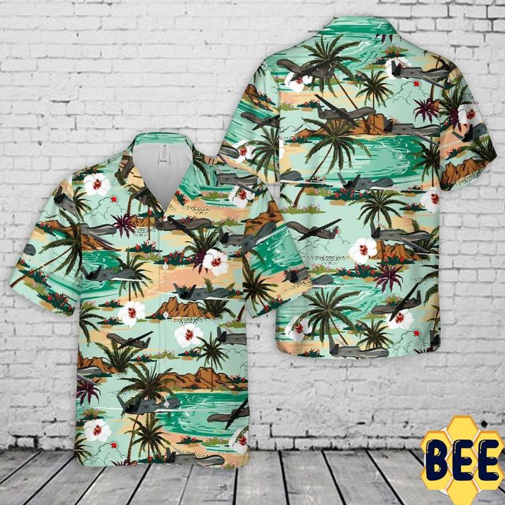 Northrop Grumman Rq-4 Global Hawk Trending Hawaiian Shirt Northrop Grumman Rq-4 Global Hawk Trending Hawaiian Shirt