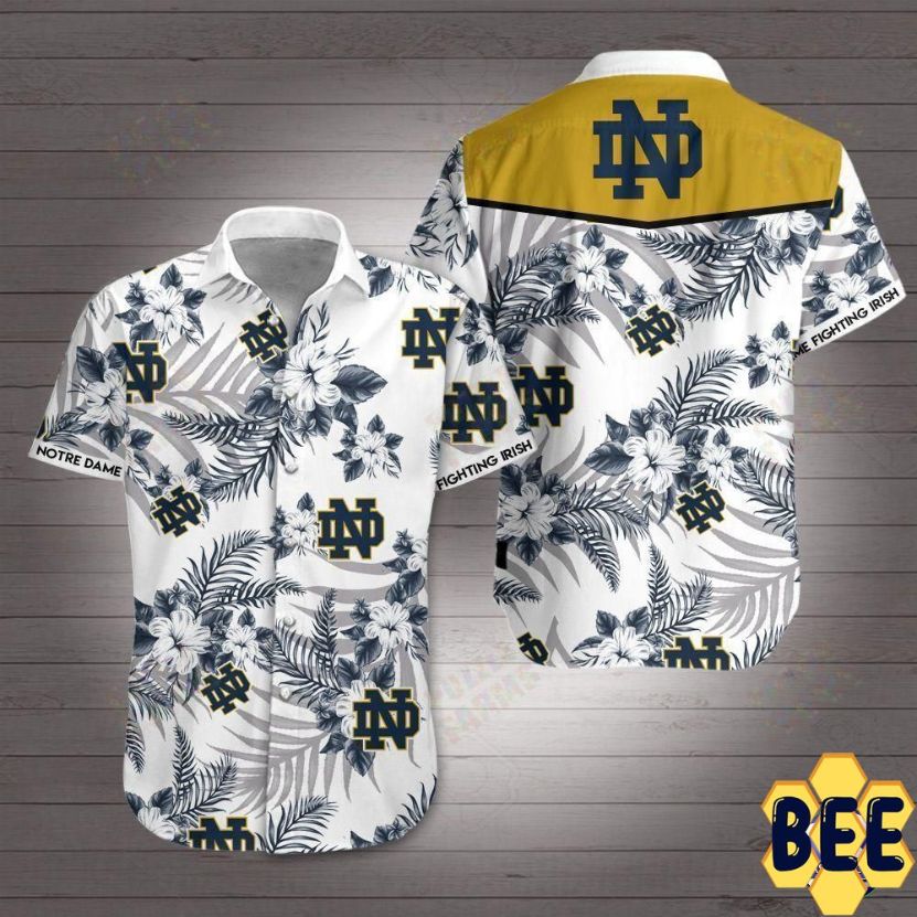 Notre Dame Fighting Irish Ncaa Trending Hawaiian Shirt Notre Dame Fighting Irish Ncaa Trending Hawaiian Shirt