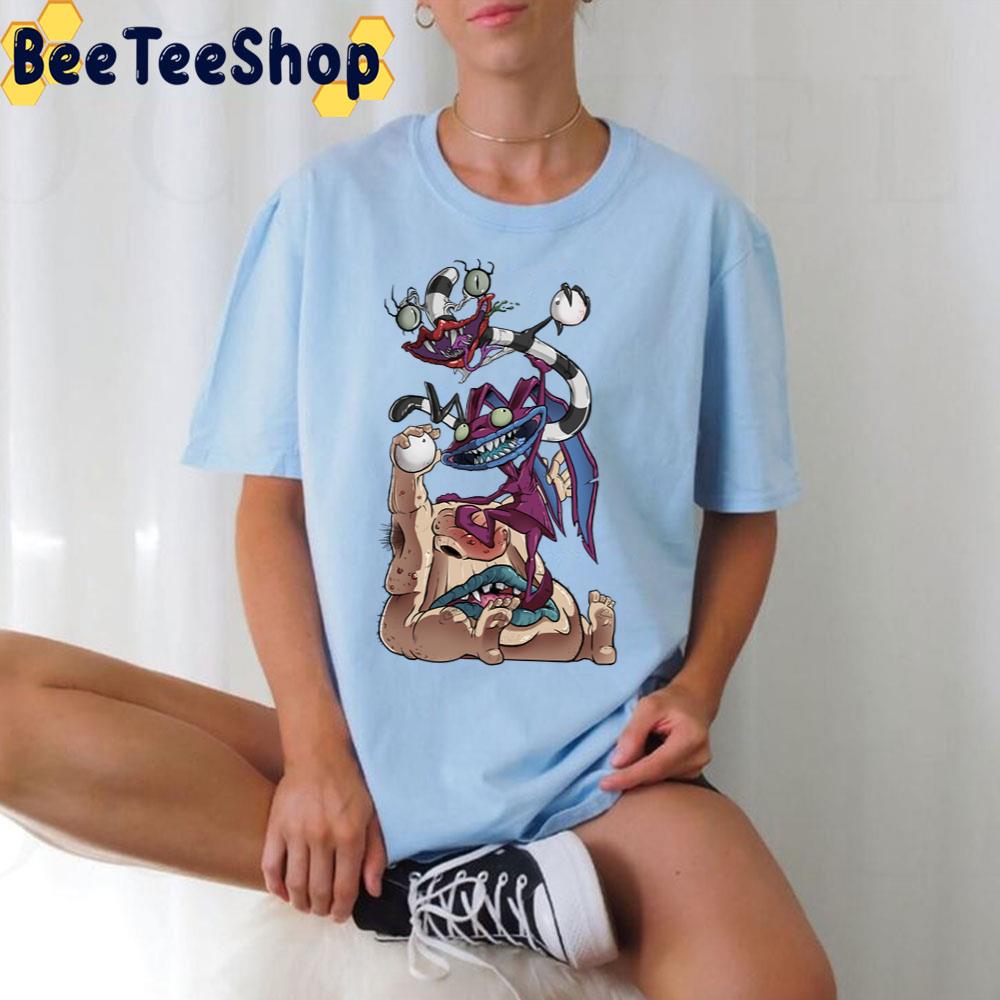 Oblina Ickis Krumm Aaahh!!! Real Monsters Trending Unisex T-Shirt Oblina Ickis Krumm Aaahh!!! Real Monsters Trending Unisex T-Shirt