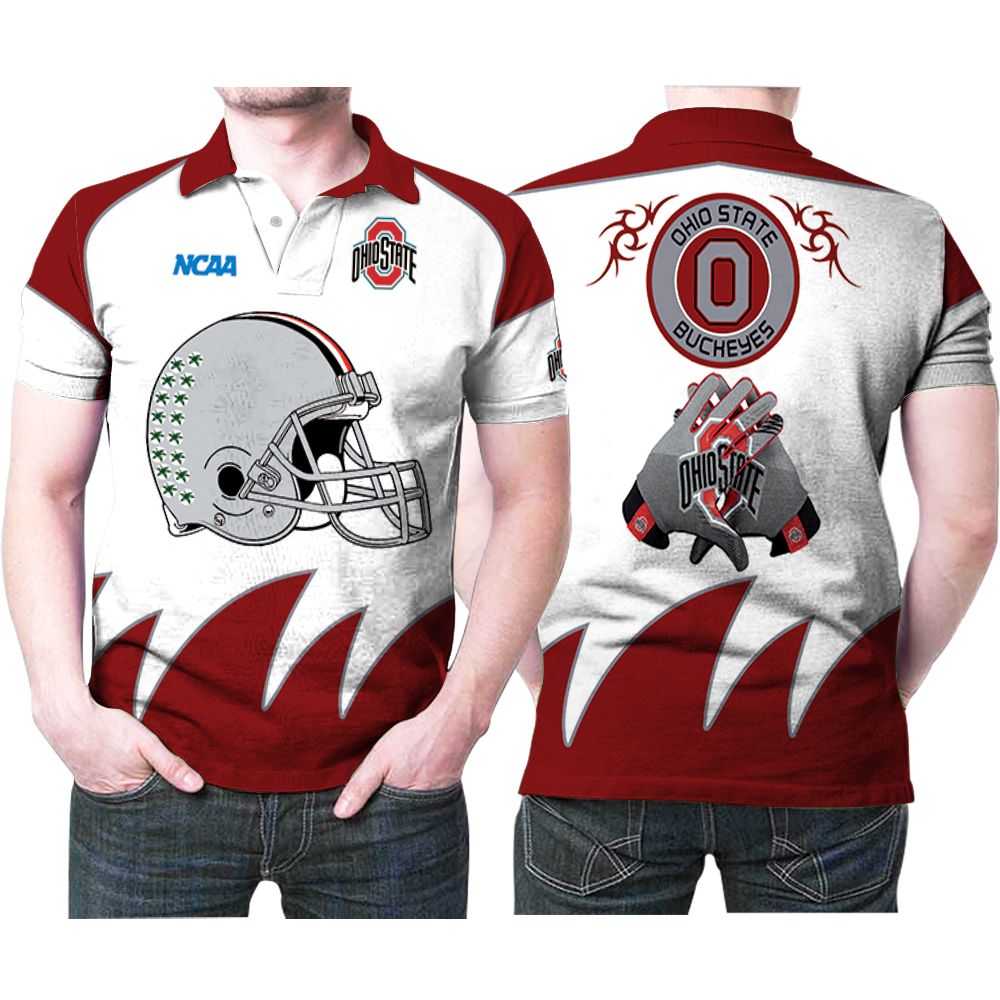 Ohio State Buckeyes Football University Team Logo 2 3D All Over Print Polo Shirt Ohio State Buckeyes Football University Team Logo 2 3D All Over Print Polo Shirt