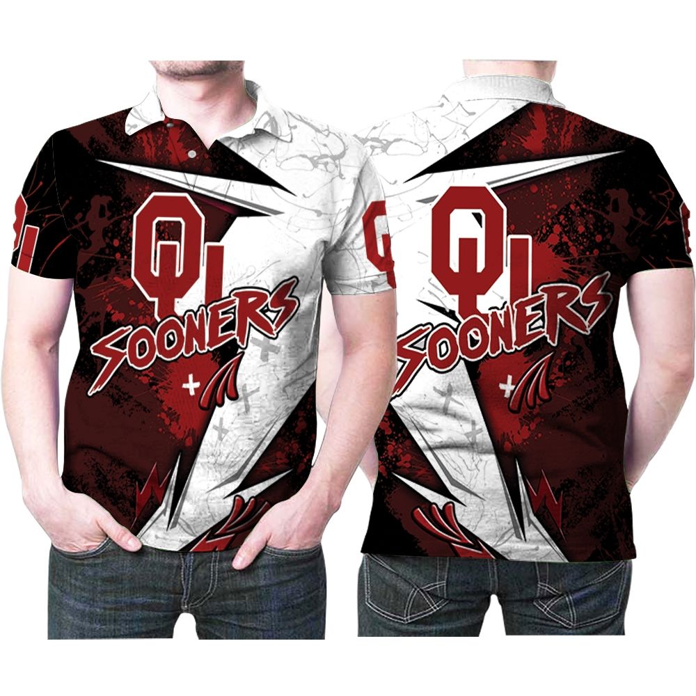 Oklahoma Sooners For Football Lover 3D All Over Print Polo Shirt Oklahoma Sooners For Football Lover 3D All Over Print Polo Shirt
