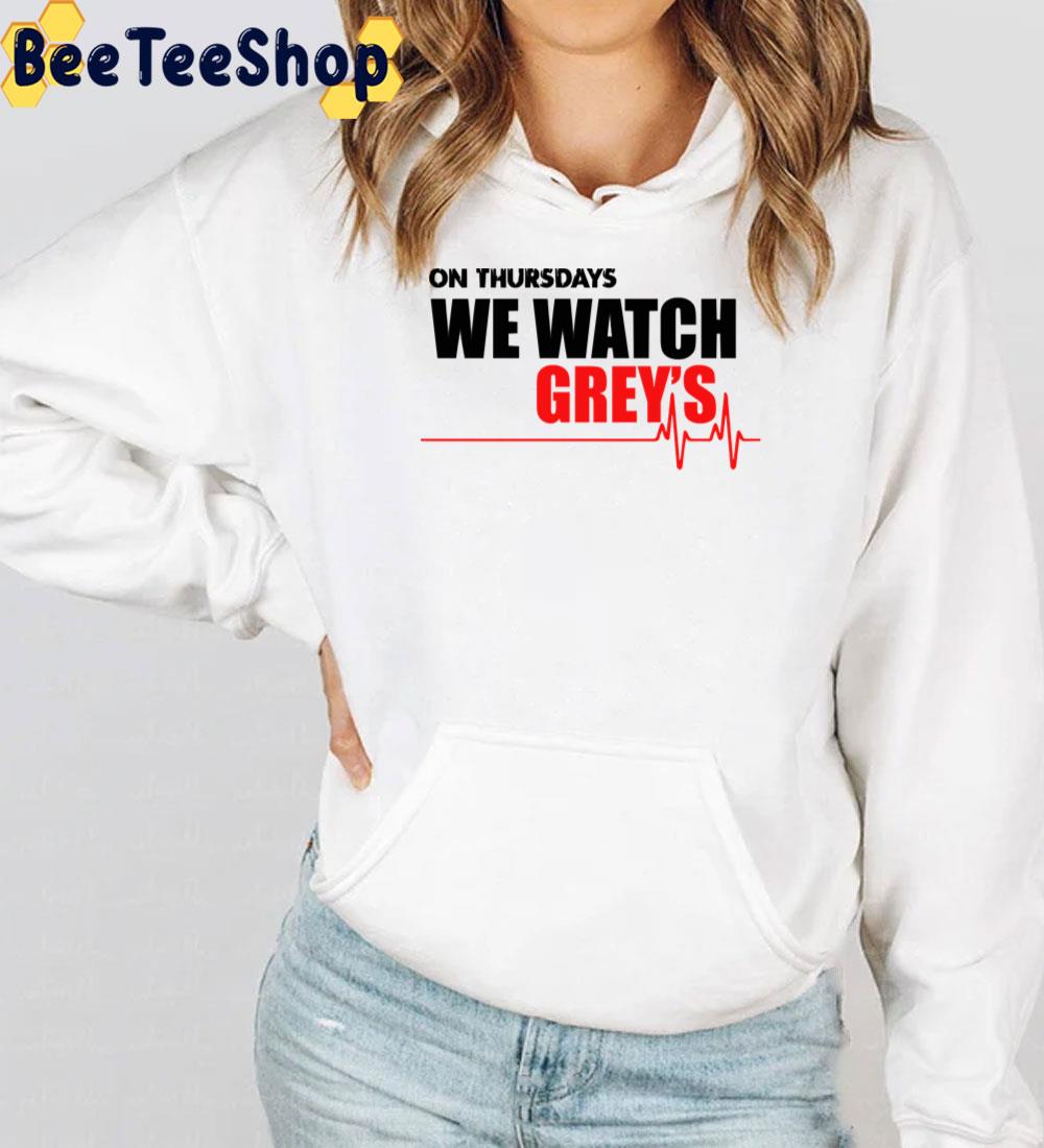 On Thursdays We Watch Grey's Unisex T-Shirt On Thursdays We Watch Grey's Unisex T-Shirt