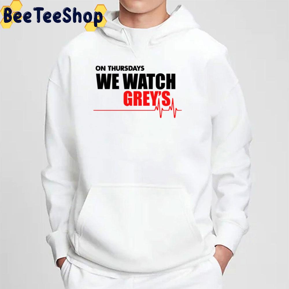On Thursdays We Watch Grey's Unisex T-Shirt On Thursdays We Watch Grey's Unisex T-Shirt