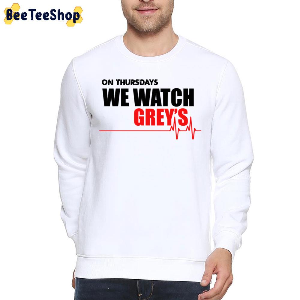 On Thursdays We Watch Grey's Unisex T-Shirt On Thursdays We Watch Grey's Unisex T-Shirt