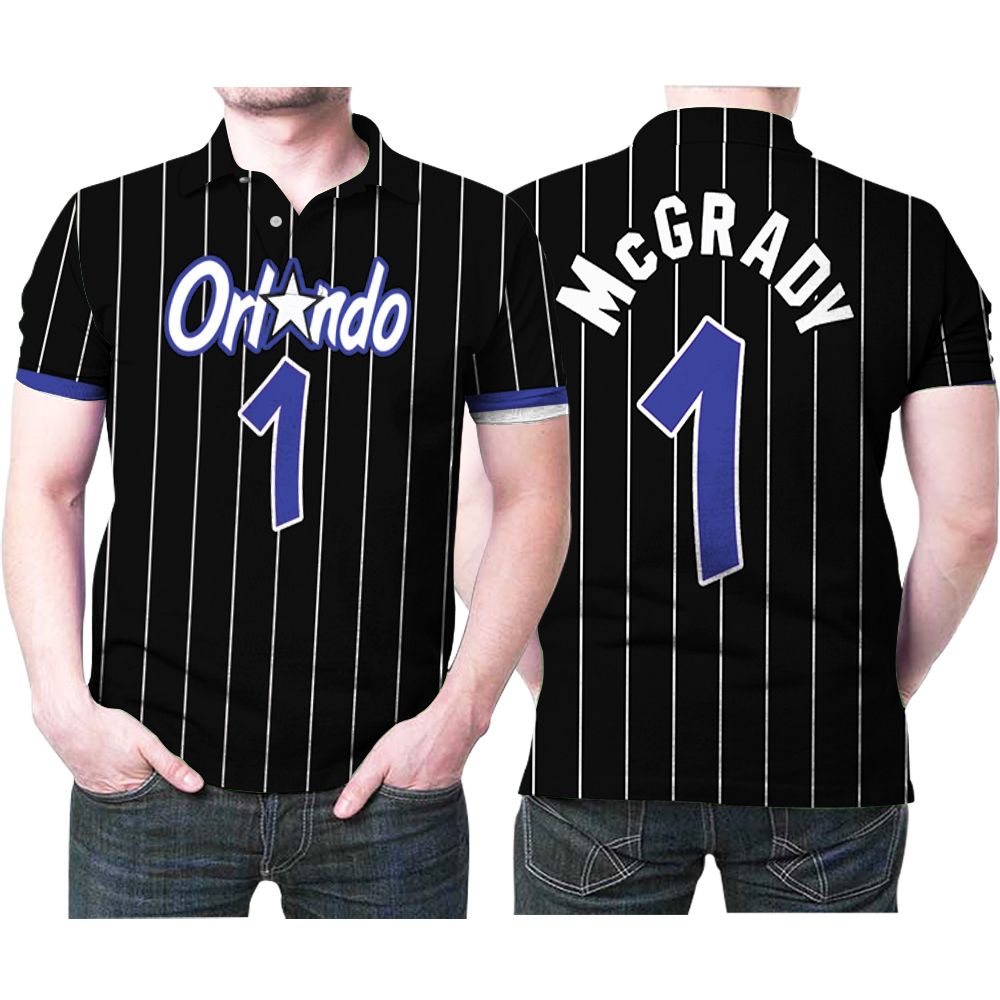 Orlando Magic Tracy Mcgrady 1 Nba Basketball Team Hardwood Classics Jersey Black 2019 Jersey Style Polo Shirt Orlando Magic Tracy Mcgrady 1 Nba Basketball Team Hardwood Classics Jersey Black 2019 Jersey Style Polo Shirt
