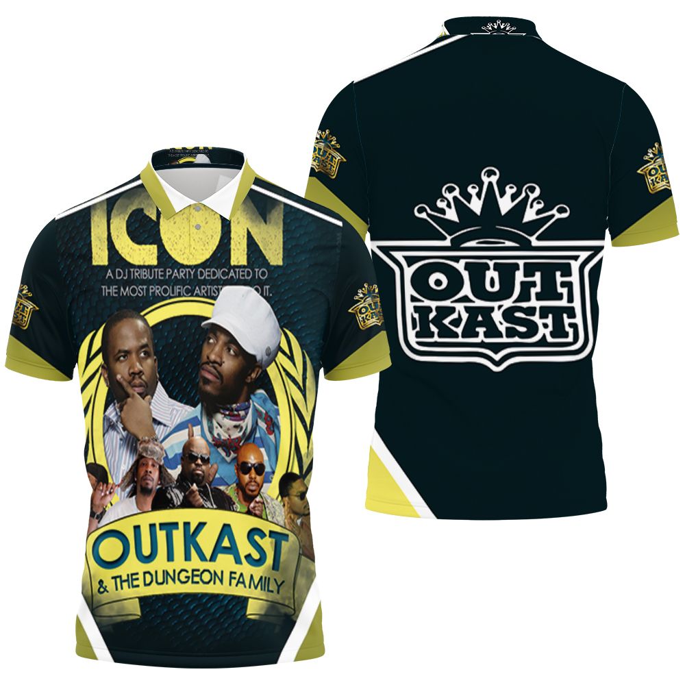 Outkast And Dungeon Icon Family Show 3D All Over Print Polo Shirt Outkast And Dungeon Icon Family Show 3D All Over Print Polo Shirt